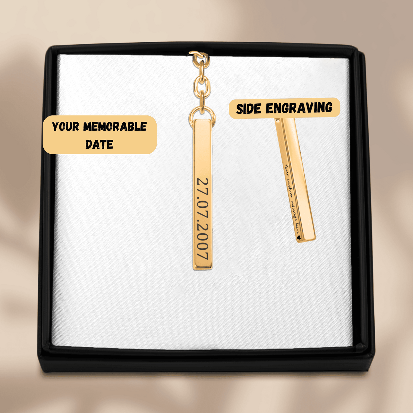 Custom Date Keychain