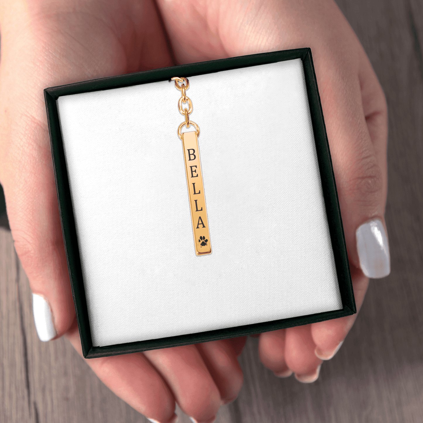 Pet Name Keychain