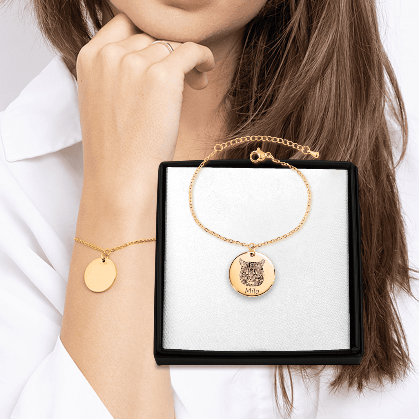 Cat Portrait Bracelet