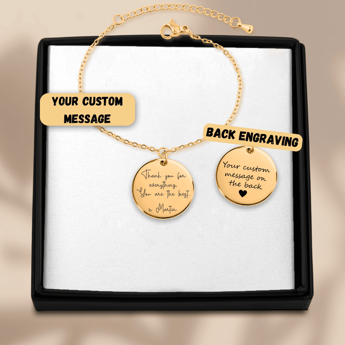 Custom Message Bracelet