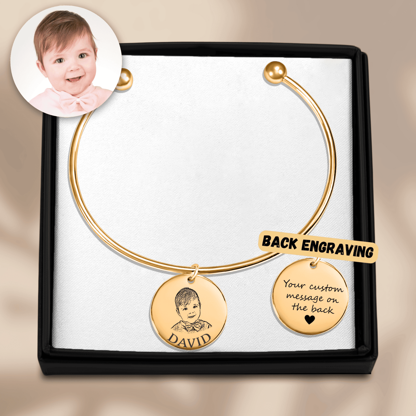 Baby Portrait Bangle