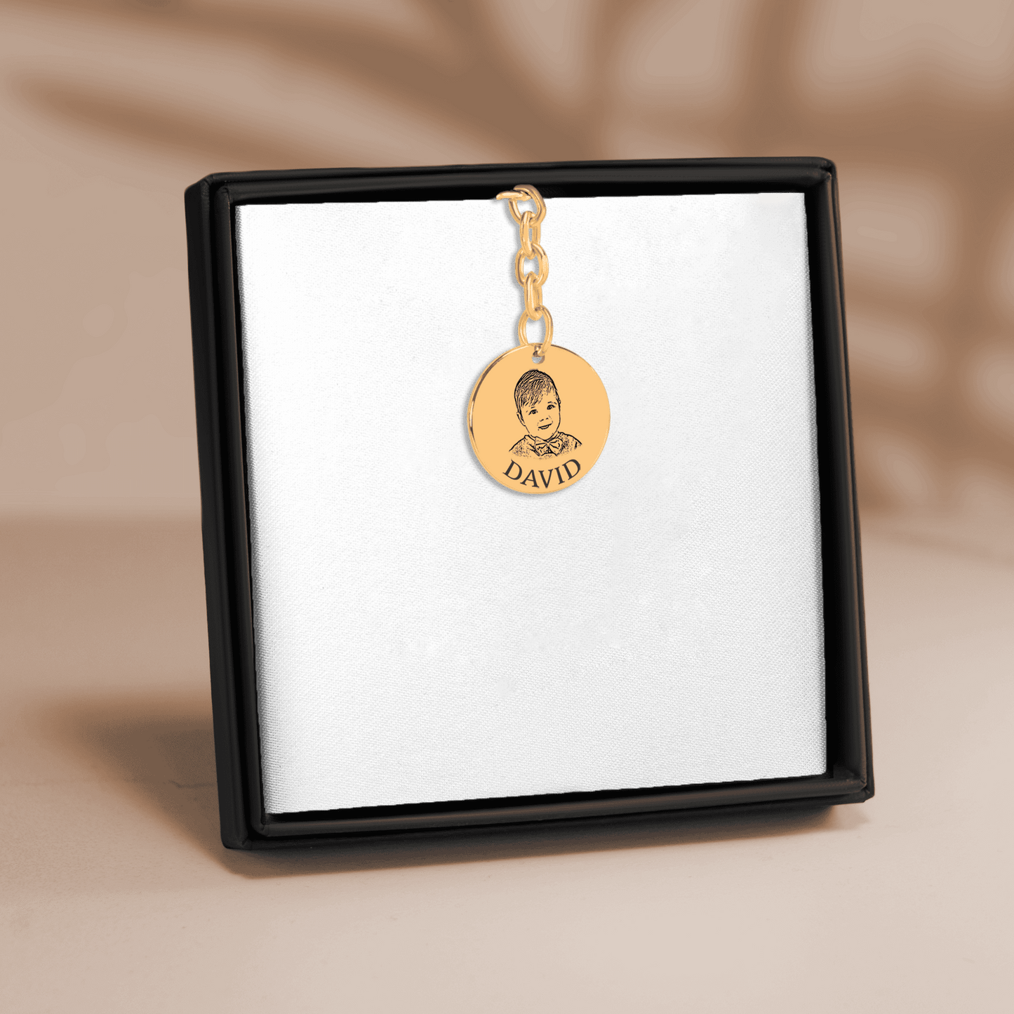 Baby Portrait Keychain