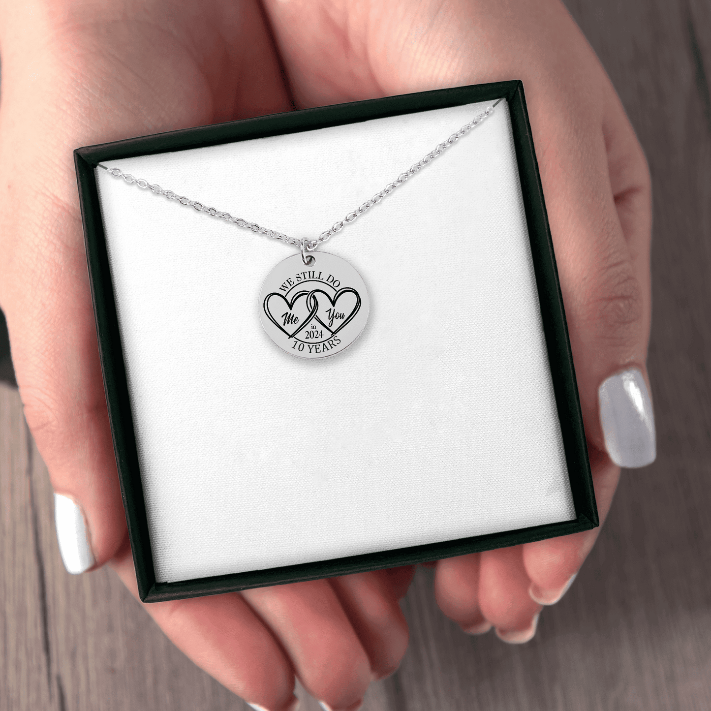 10th Years Anniversary Coin Necklace