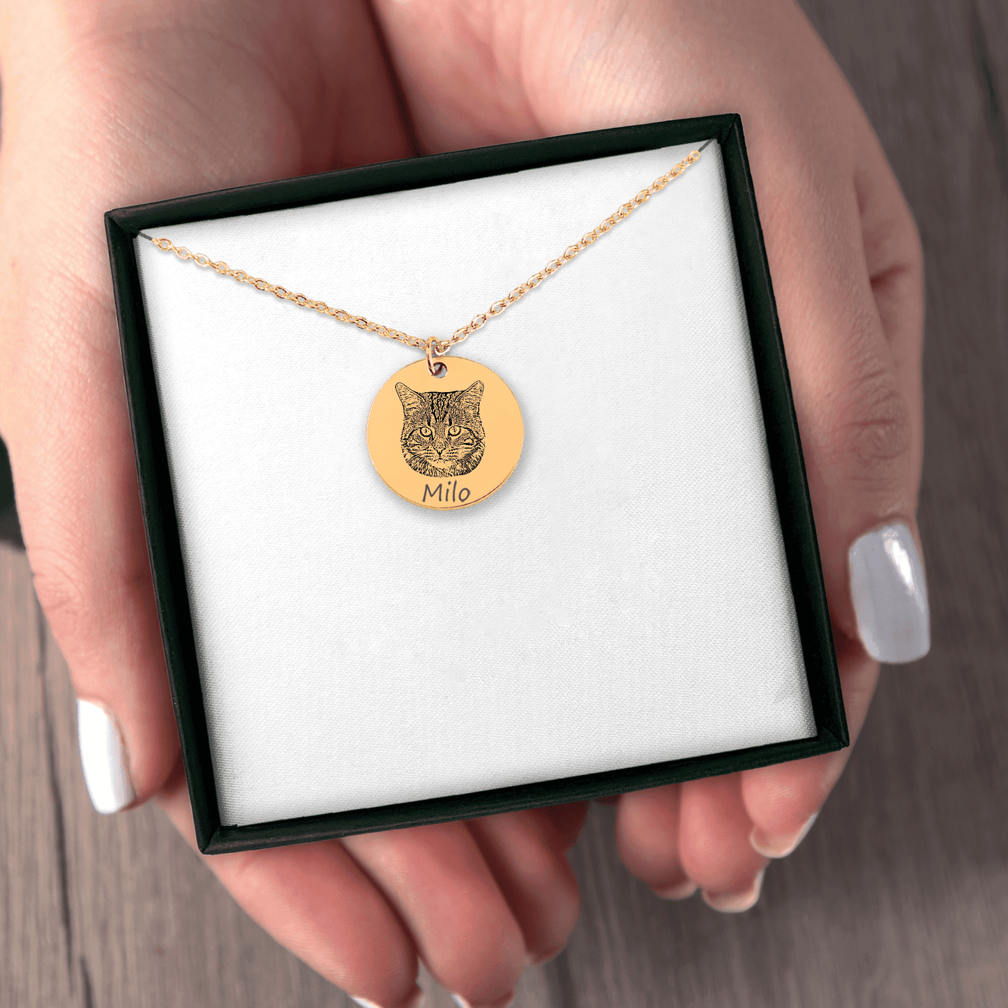 Cat Portrait Necklace