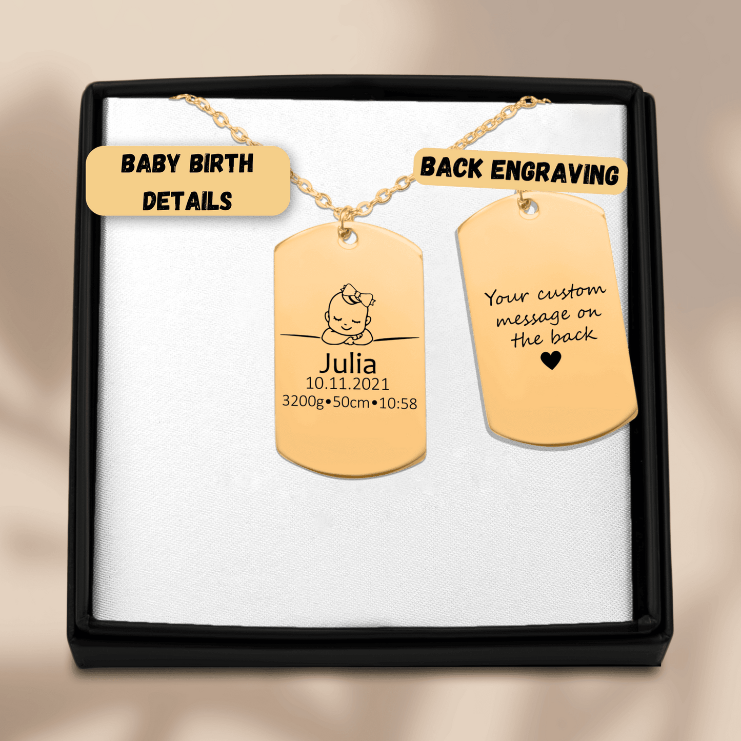 Birth Details Tag