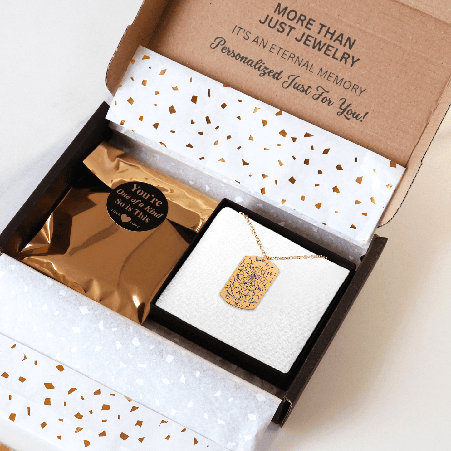 Star Map Tag Necklace