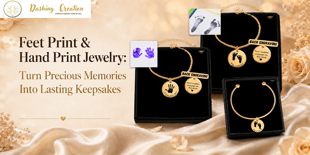 Feet Print & Hand Print Jewelry: Turn Precious Memories Into Lasting Keepsakes