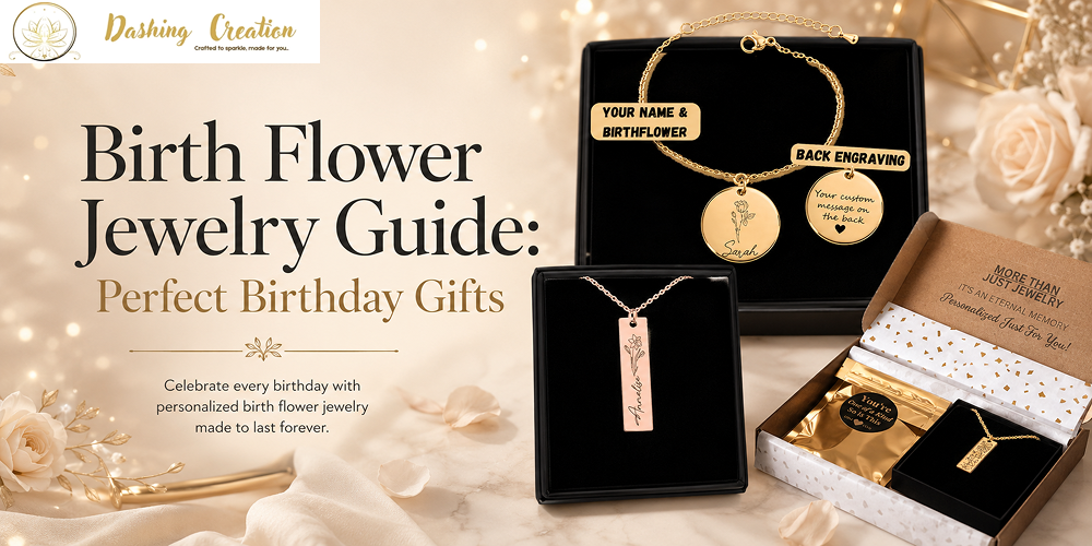 Birth Flower Jewelry Guide: Perfect Birthday Gifts