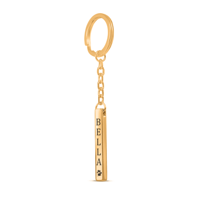 Pet Name Keychain