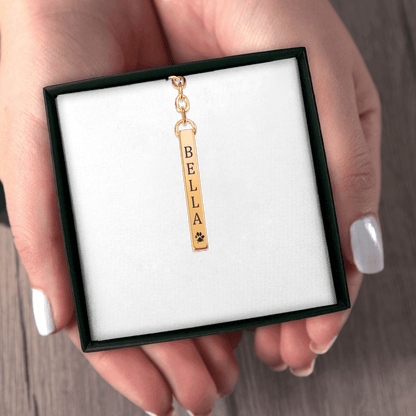 Pet Name Keychain