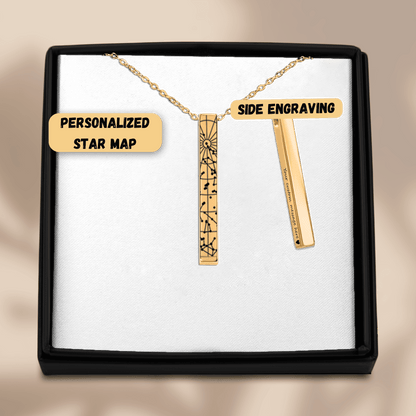 StarMap 3D Bar Necklace