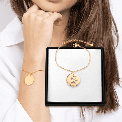 Baby Birth Coin Bracelet