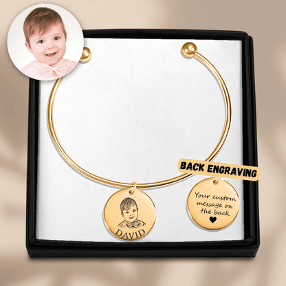 Baby Portrait Bangle