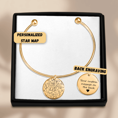 Custom Star Map Bangle