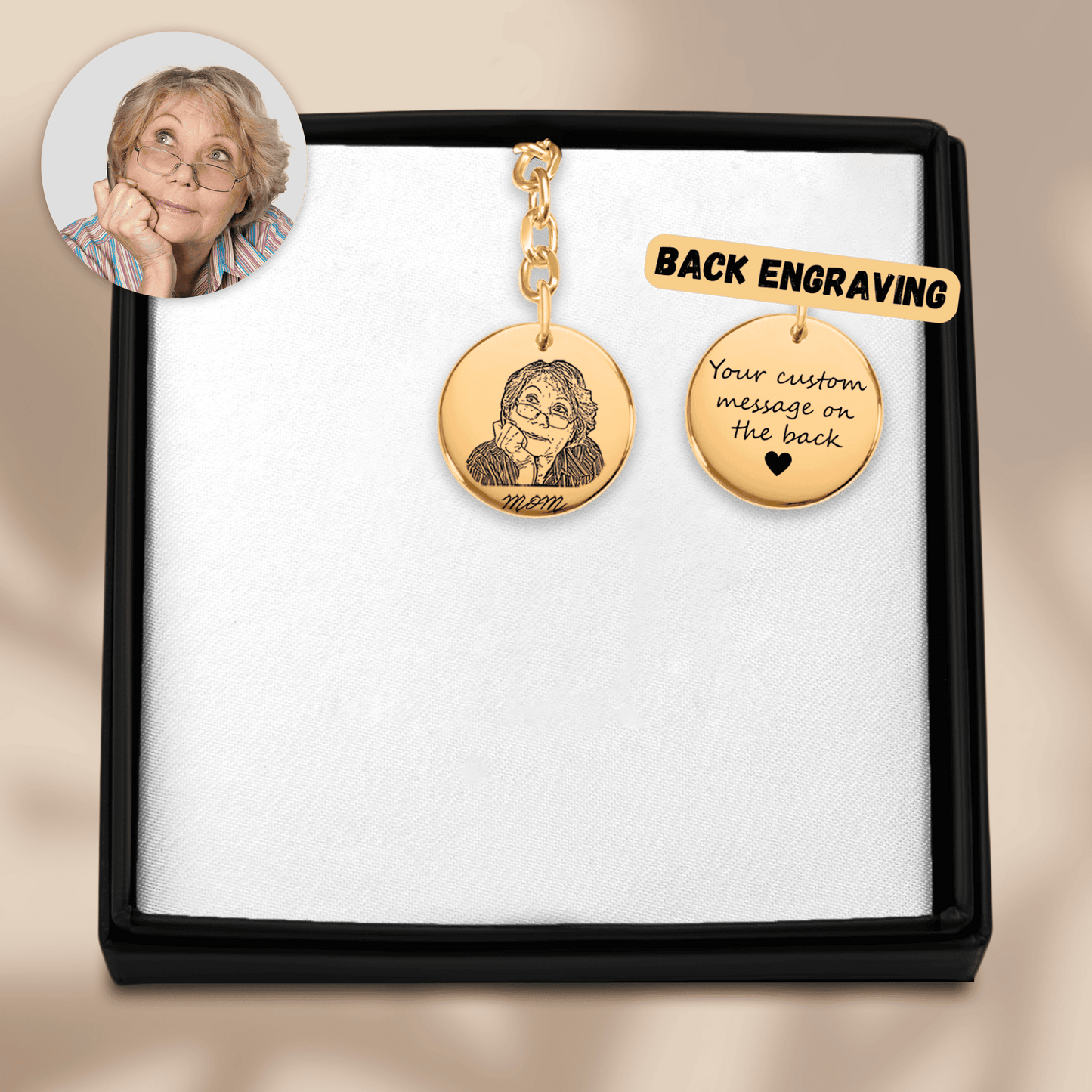 Portrait Keychain