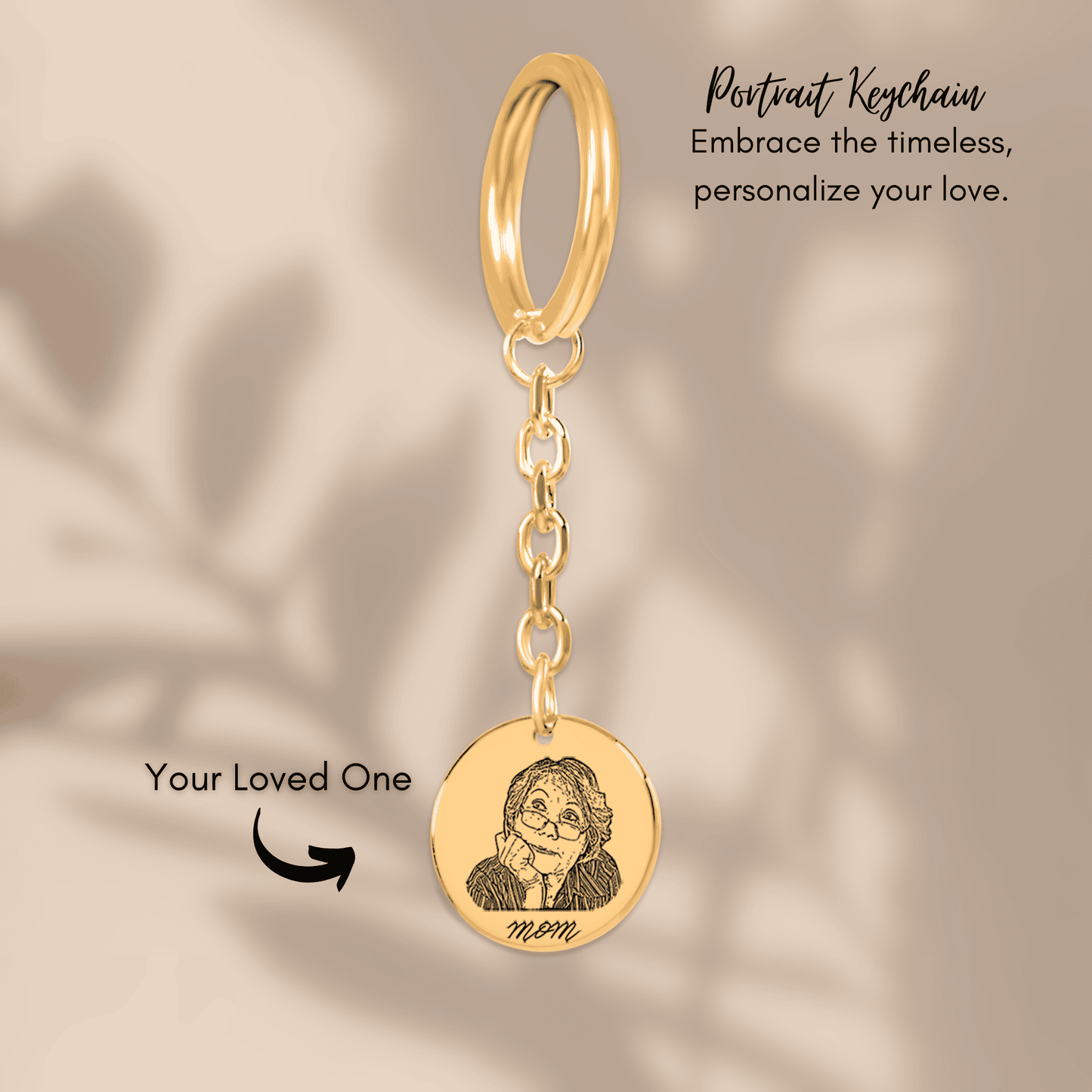Portrait Keychain
