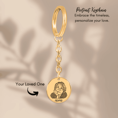 Portrait Keychain