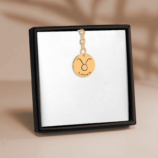 Zodiac Sign Keychain