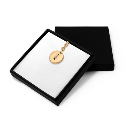 Floral Initial Keychain – I