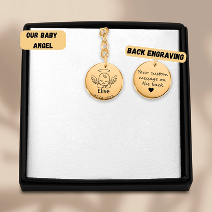Baby Angel Keychain