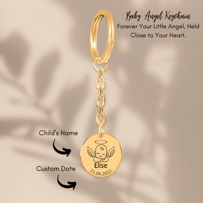 Baby Angel Keychain