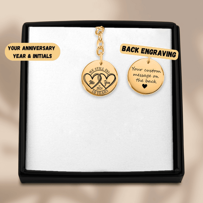 10th Years Anniversaries Coin Keychain