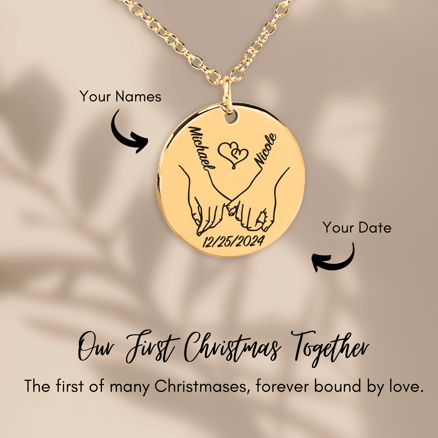Our First Christmas Together Necklace
