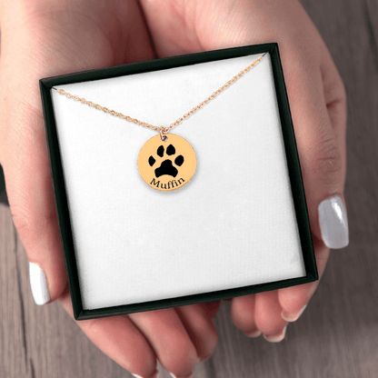 Paw Print Necklace