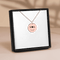 Etched In Time Initials Necklace            