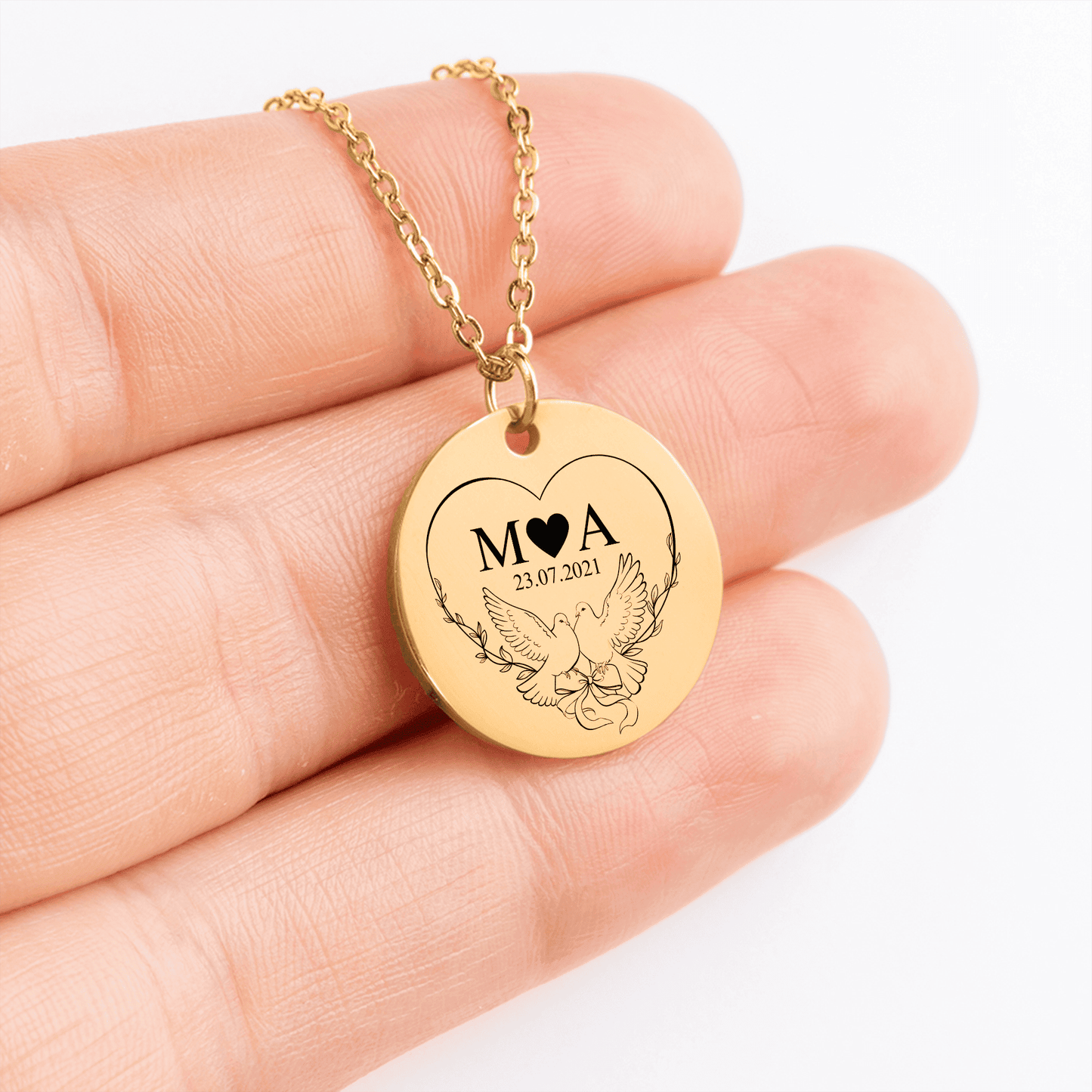 Timeless Bond Initials Necklace