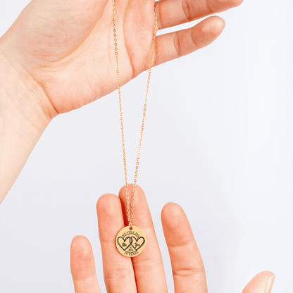 20th Years Anniversary Coin Necklace