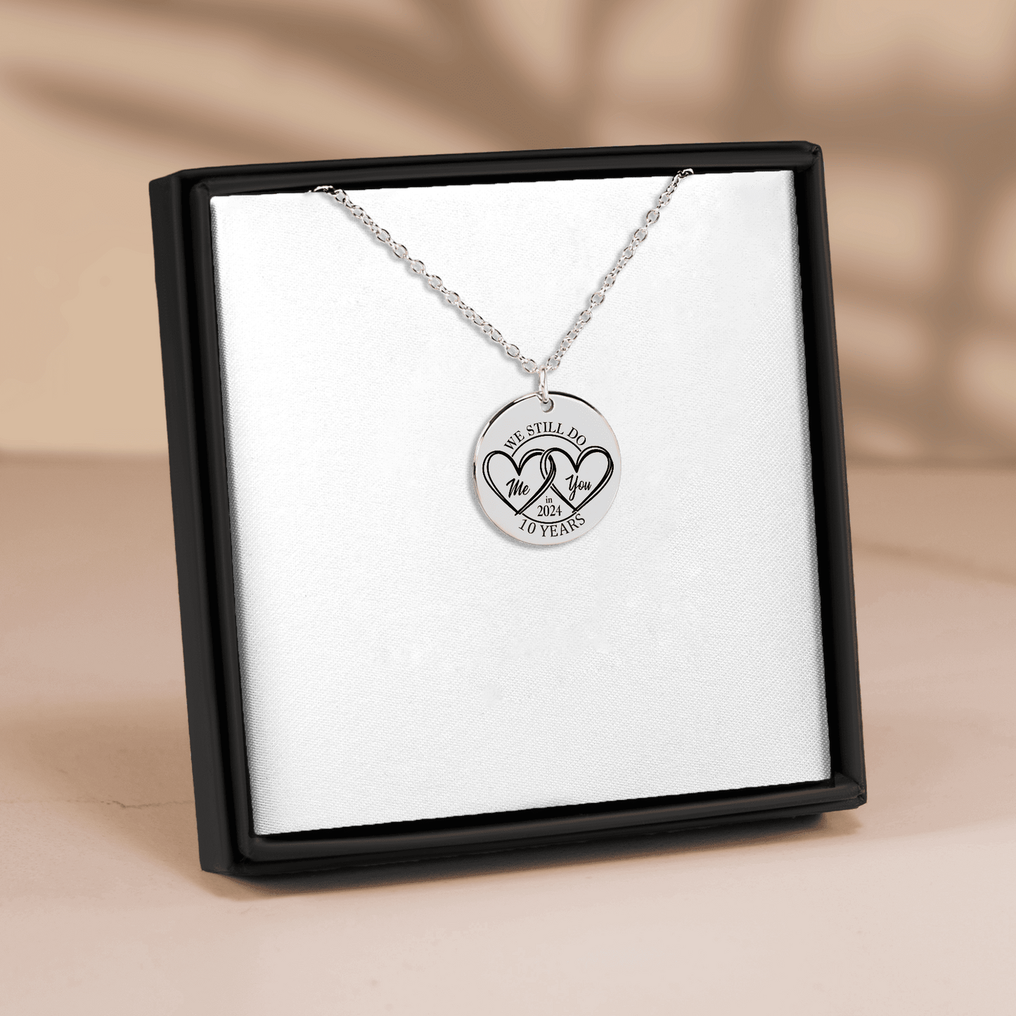 10th Years Anniversary Coin Necklace