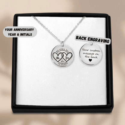 10th Years Anniversary Coin Necklace