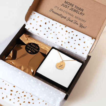1st Paper Anniversary Heart Necklace