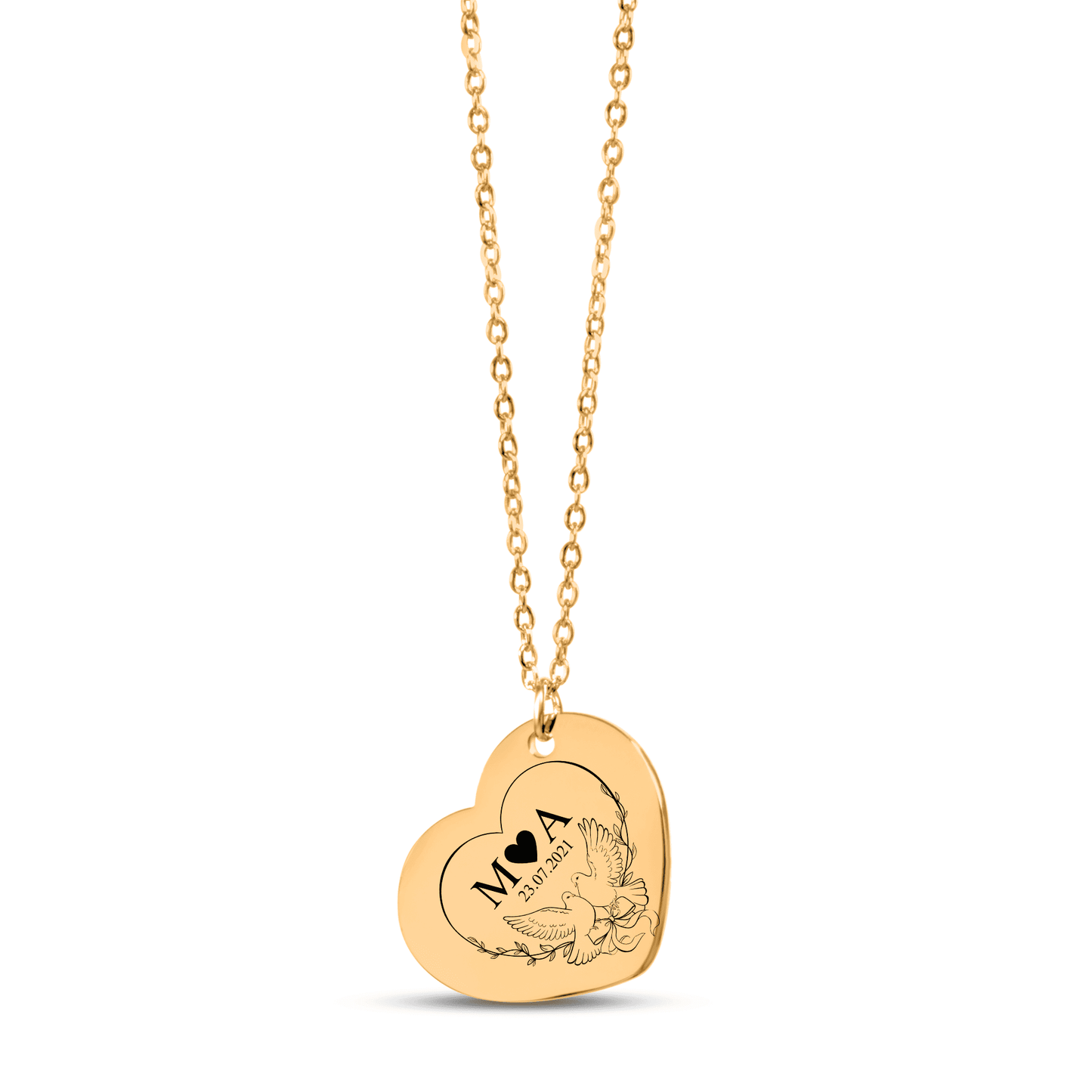 Eternal Love Initials H.N