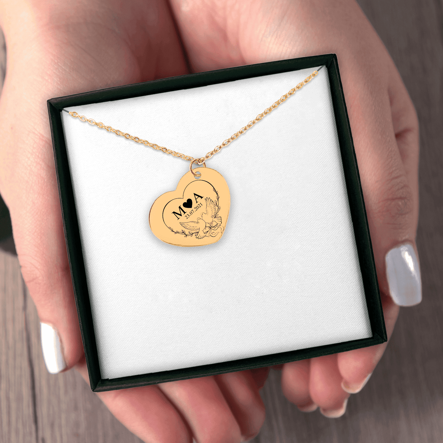 Eternal Love Initials H.N