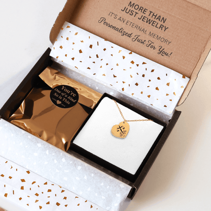 Libra Zodiac Sign Heart Necklace