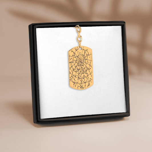 Tag Keychain Star Map