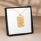custom tag necklace