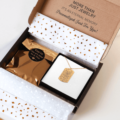 Star Map Tag Necklace