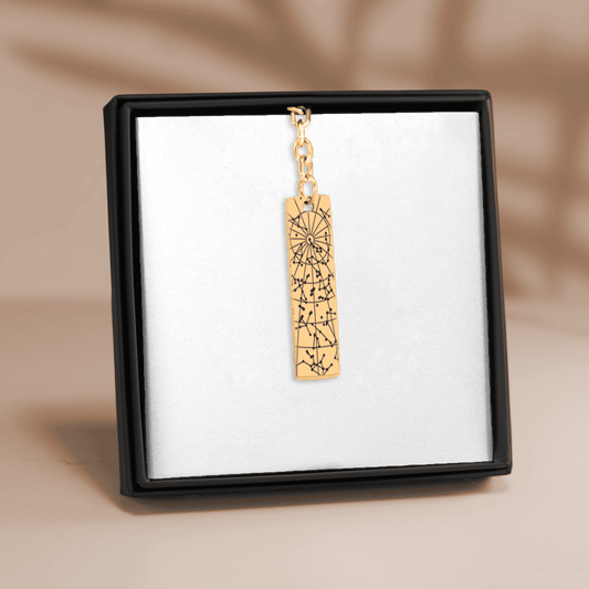 StarMap Vertical Bar Keychain