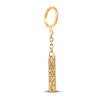 StarMap Vertical Bar Keychain