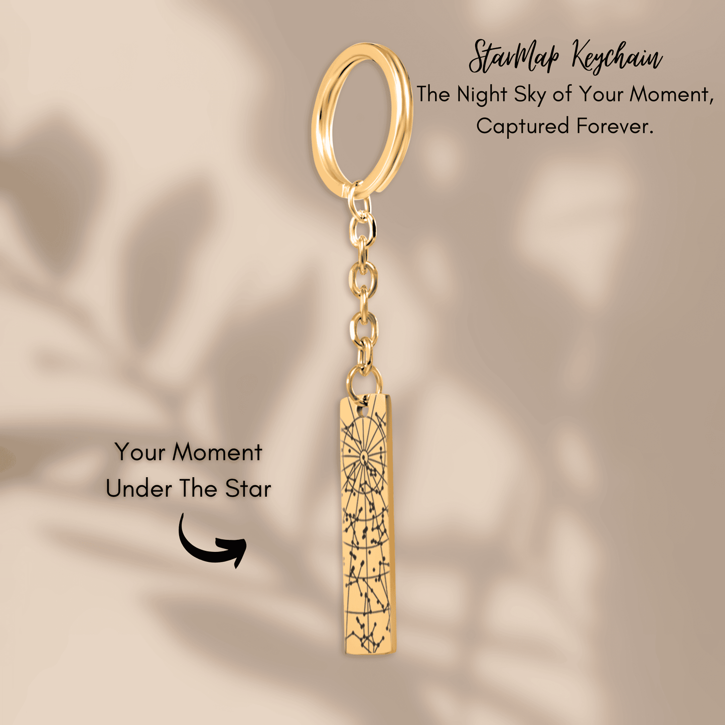 StarMap Vertical Bar Keychain