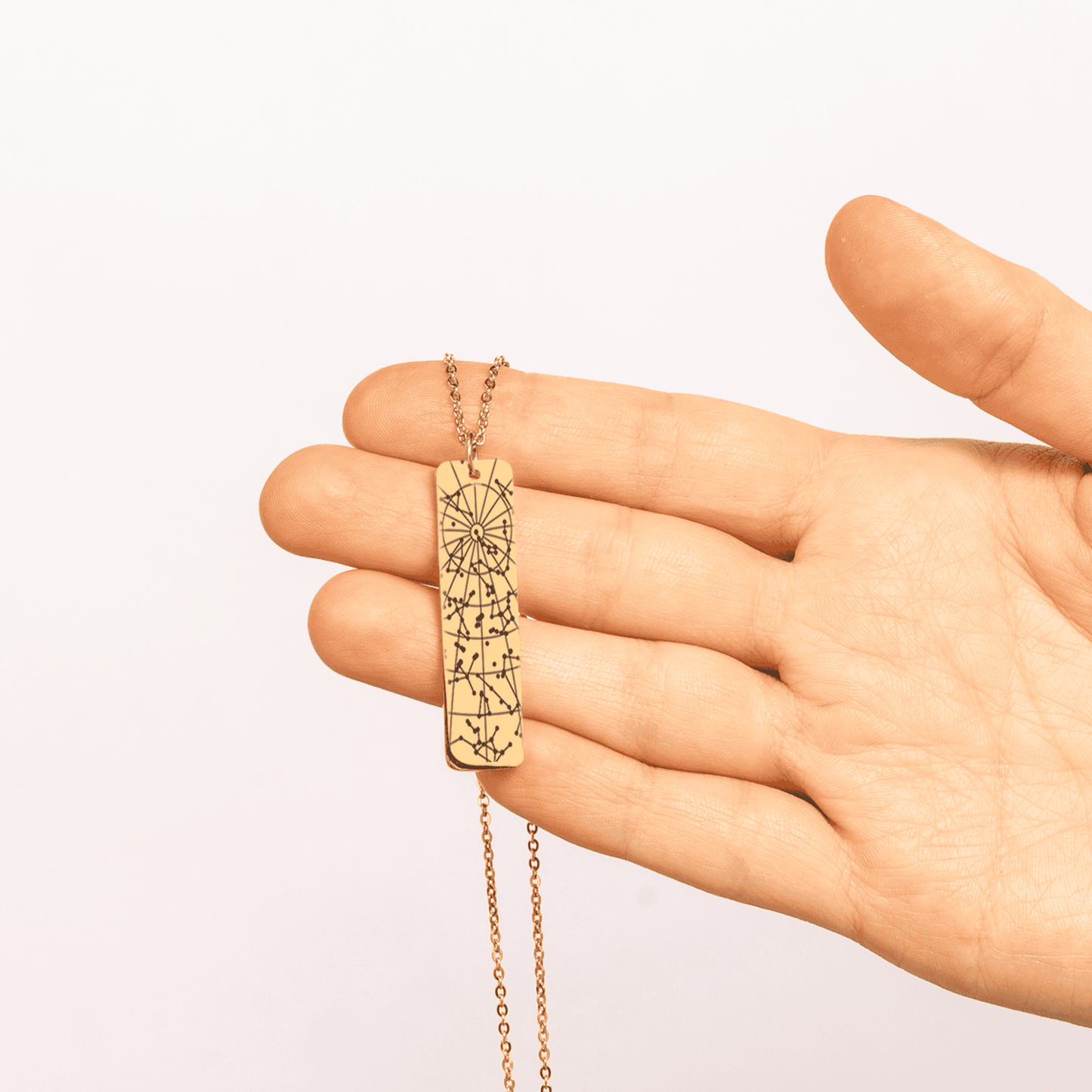 StarMap Vertical Bar Necklace