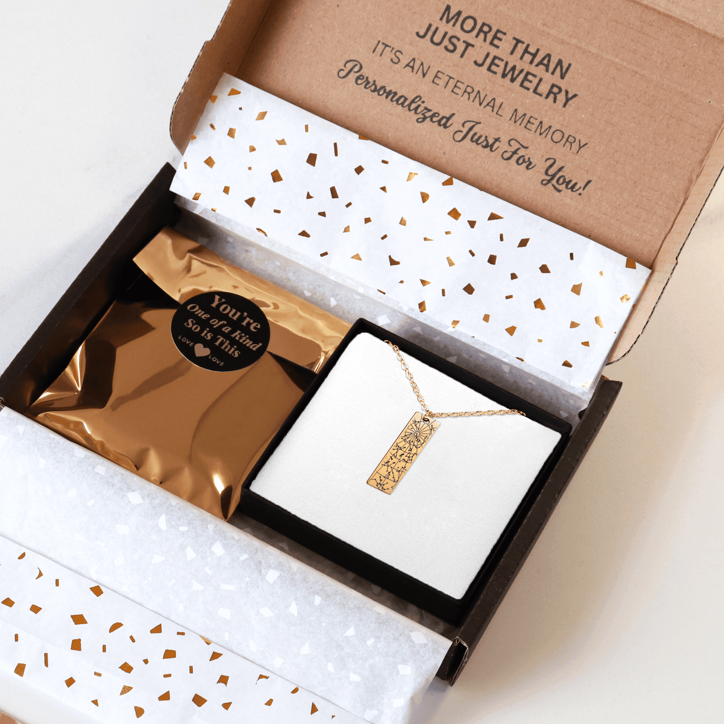 StarMap Vertical Bar Necklace